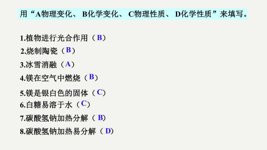 初中化学科粤版九上1.4 物质性质的探究  课件(共21张PPT)