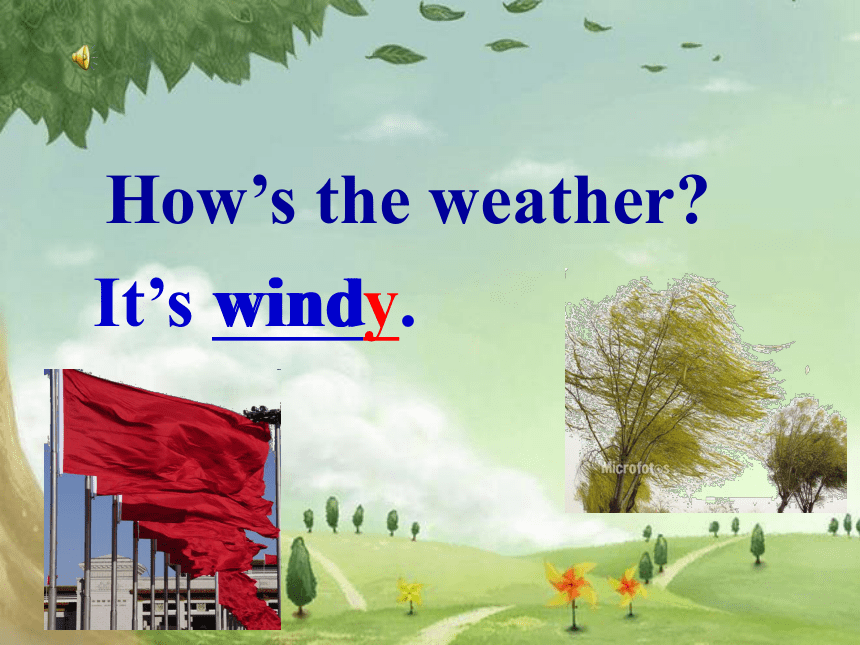 Unit 2 Days and Months Lesson 11 How is the weather today?课件（共25张PPT）