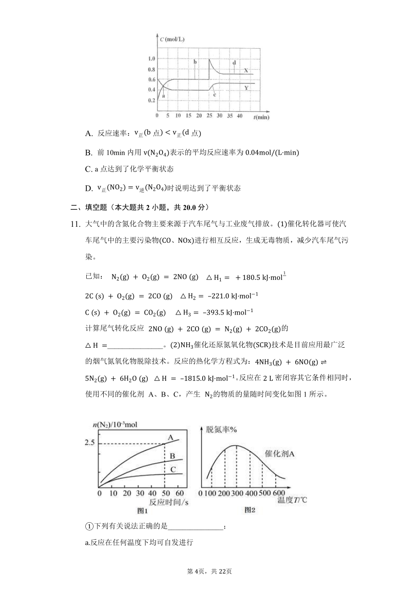 2022届高考化学一轮复习专题测试--化学平衡的建立与判断（难题） （含解析）