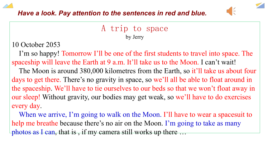 Unit 5 Visiting the Moon Grammar 课件