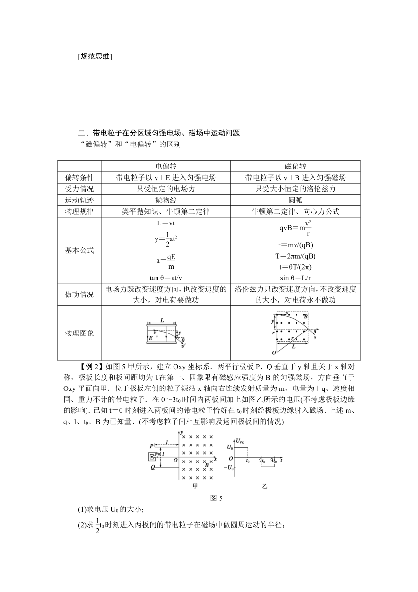 高考物理一轮复习学案 42带电粒子在匀强磁场中的运动（含答案）