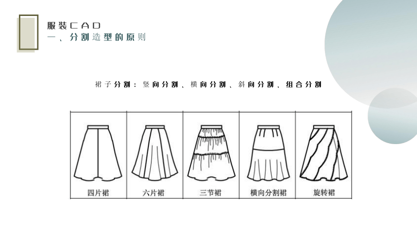 3.1.4分割裙 课件(共18张PPT)-《服装CAD》同步教学（高教版）