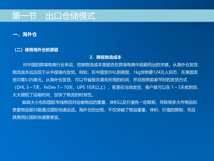 《跨境电子商务》（机械工业出版社）第十二章 跨境电商仓储模式 课件(共30张PPT)