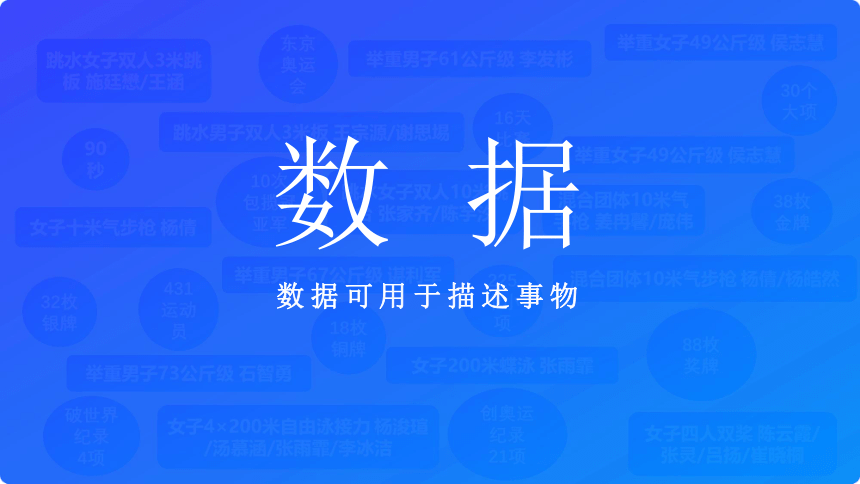 1.1 数据及其特征 课件(共27张PPT)2022—2023学年粤教版（2019）高中信息技术必修1