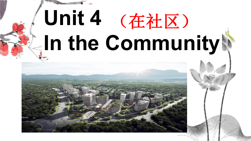 Unit 4 In the community Lesson 1课件(共14张PPT)