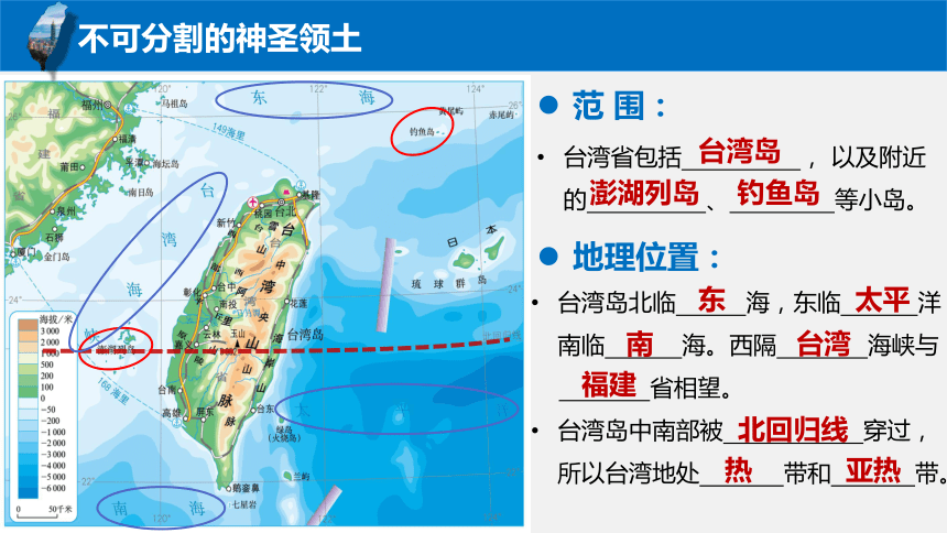 7.4祖国的神圣领土—台湾省课件-2021-2022学年八年级地理下学期人教版（共26张PPT）