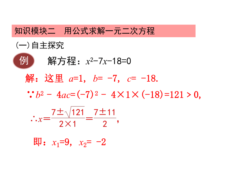 北师大版 数学九年级上册2.3　用公式法求解一元二次方程课件（共25张）