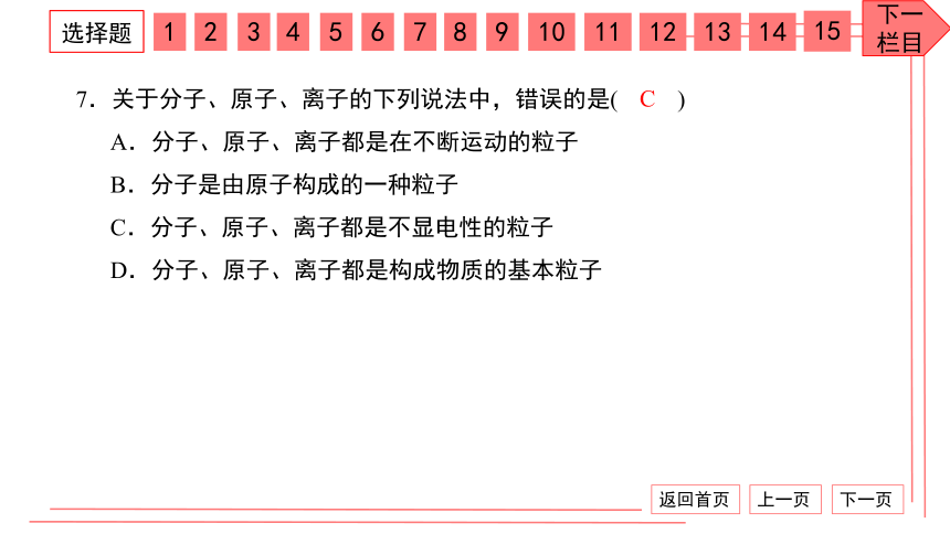 【期末复习】人教版化学九上 第三单元 物质构成的奥秘 检测卷 习题课件（33张PPT）