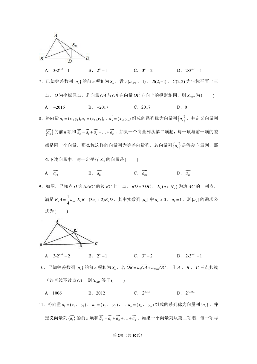 专题7.16  数列与向量的综合-2022届高三数学一轮复习精讲精练Word含解析