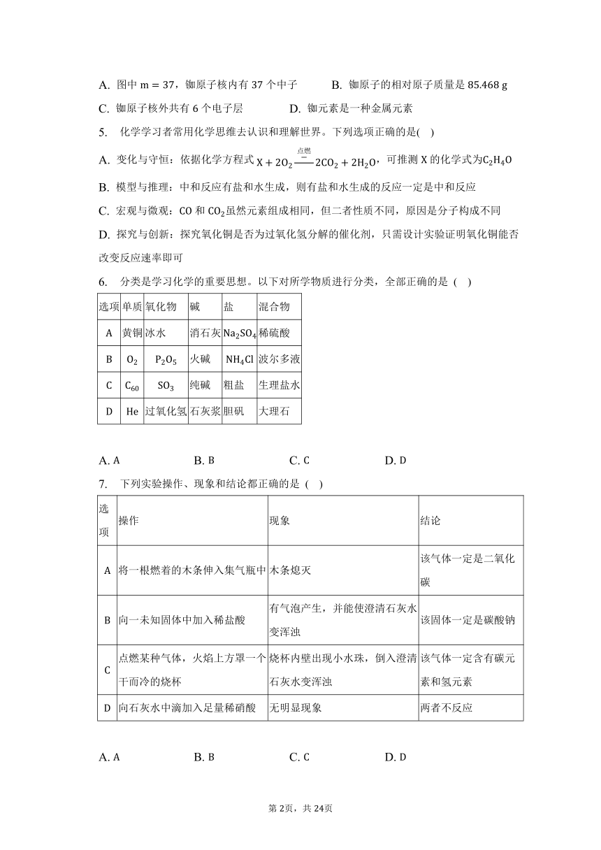 2023年广东省广州重点大学附中中考化学一模试卷（含解析）