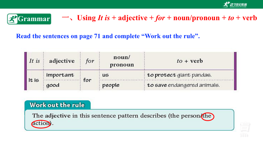 【新课标】Unit 5 save the endangered animals period 3 Grammar课件