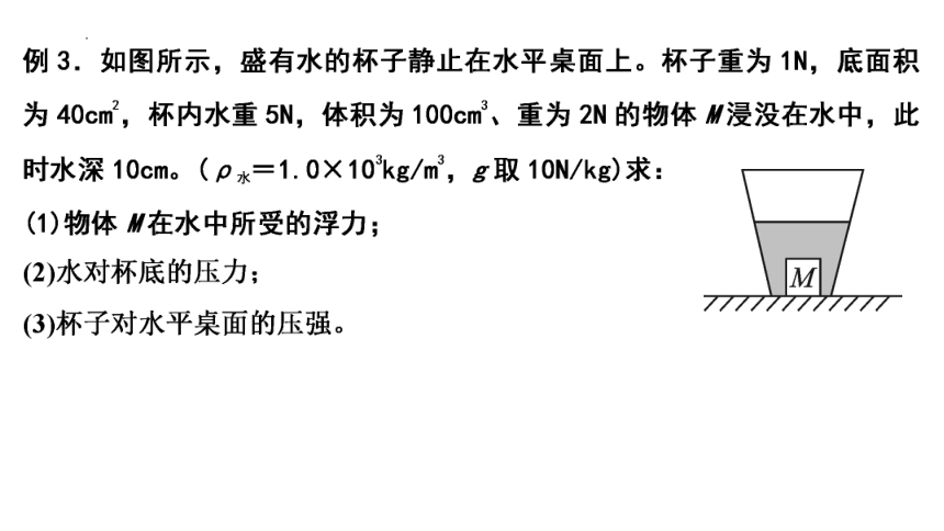 力学计算专题期末复习 课件   2021-2022学年人教版物理八年级下学期(共20张PPT)