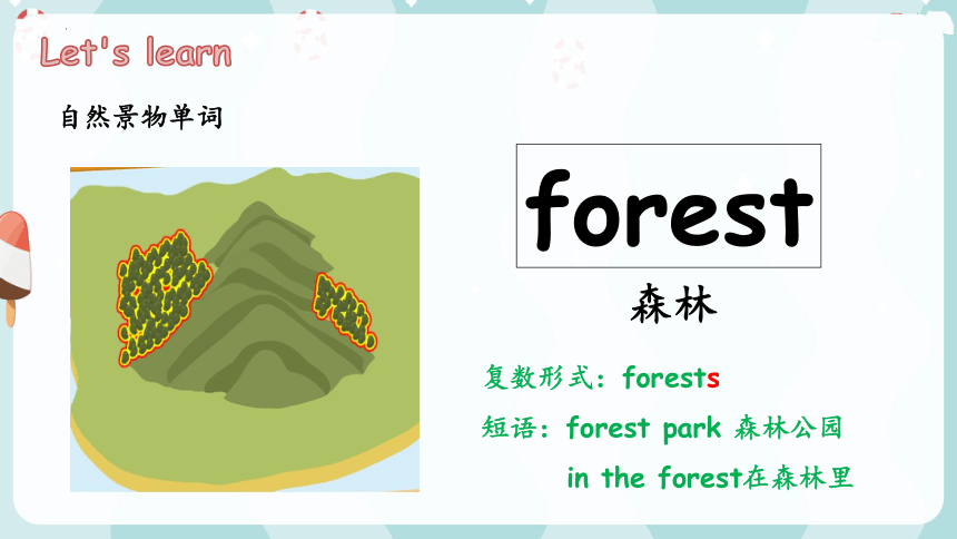 Unit 6 In a nature park Part A Let's learn课件(共25张PPT)