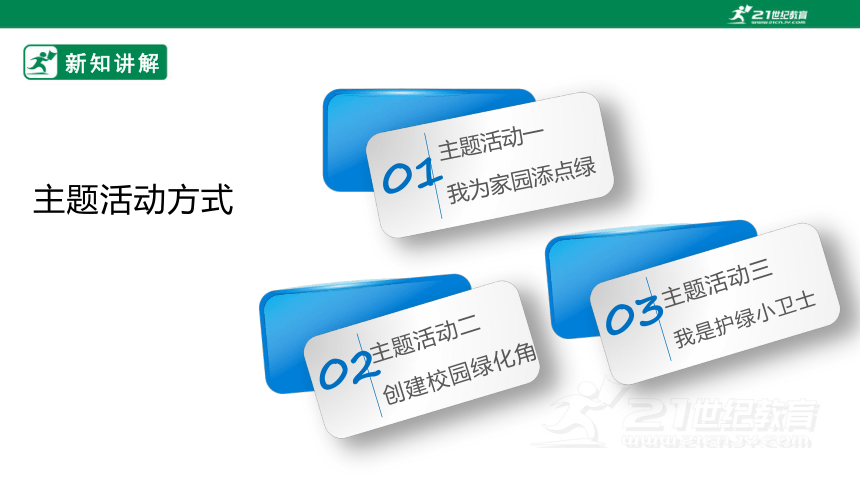 【粤教版】七年级上册《综合实践活动》第二课做个养绿护绿小能手（第一课时主题活动提出）课件