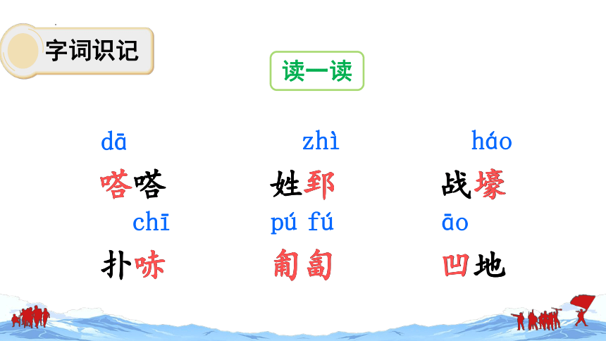 部编版语文六年级下册第四单元 13《董存瑞舍身炸暗堡》课件 （共24张PPT）