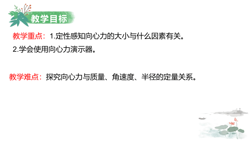 人教版高一物理必修二第二学期6.2.2 对向心力概念的理解及表达式的应用(共38张PPT)