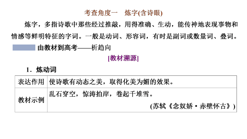 2023届高三语文一轮复习课件：古代诗歌的语言（45张PPT)