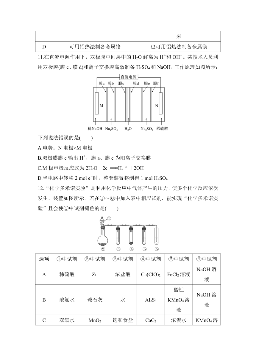 选择题专练3  专项练增分提能（含解析）2024年高考化学二轮复习