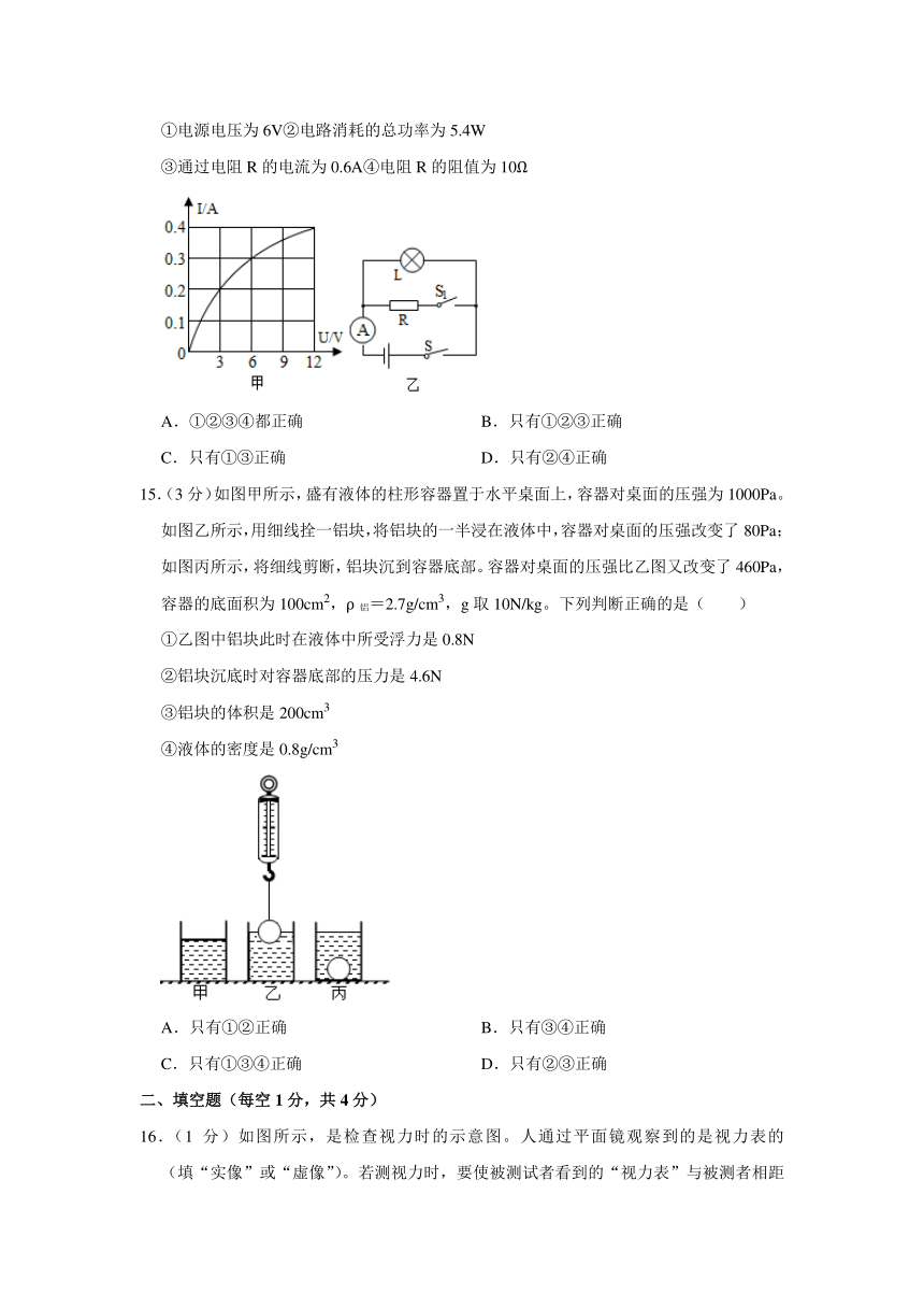 2023年山东省泰安市泰山区中考物理二模试卷（含解析）