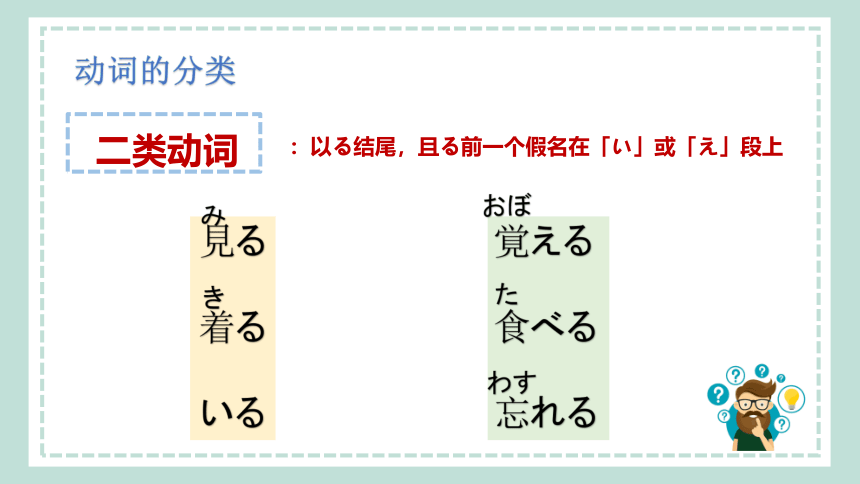 动词的分类及动词敬体课件-2023-2024学年新版标准日本语上册（37张）