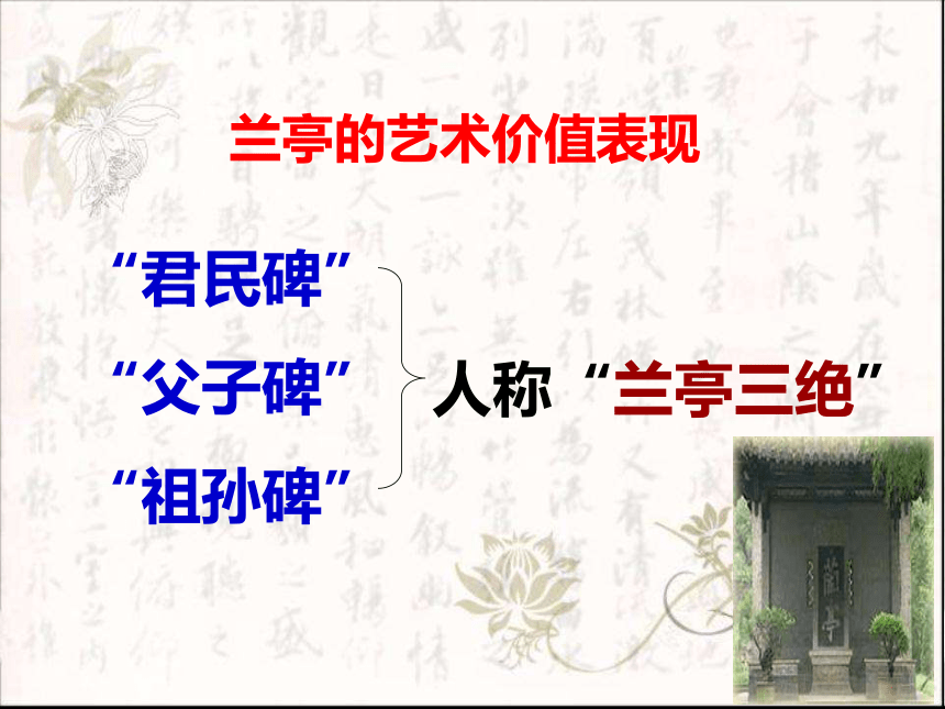 统编版选择性必修下册 10.1 兰亭集序 课件（53张PPT）