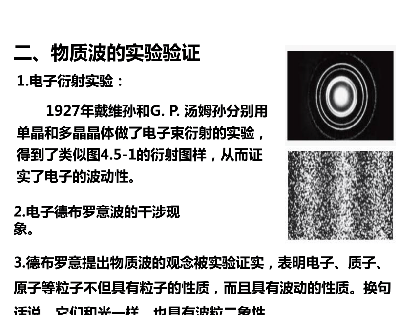 4.5粒子的波动性和量子力学的建立（共14张ppt）