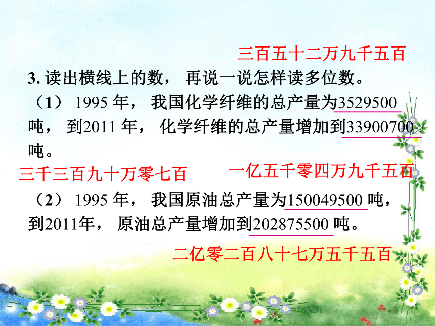 【名师课件】苏教版四年级下册数学 第二单元 认识多位数 整理与练习（15页ppt）