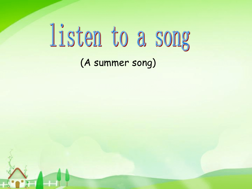 Unit 3   Lesson 13 Summer is coming课件(共24张PPT)