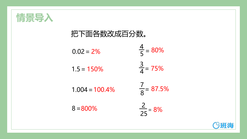 人教版（新）六上 第六单元 2.求一个数的百分之几是多少【优质课件】