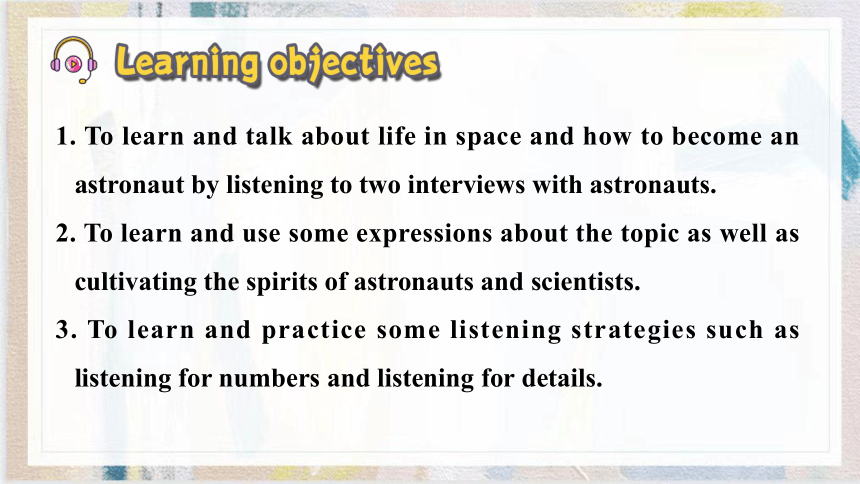 Unit 4 Listening and Speaking & Listening and Talking  课件 人教版（2019）  必修第三册