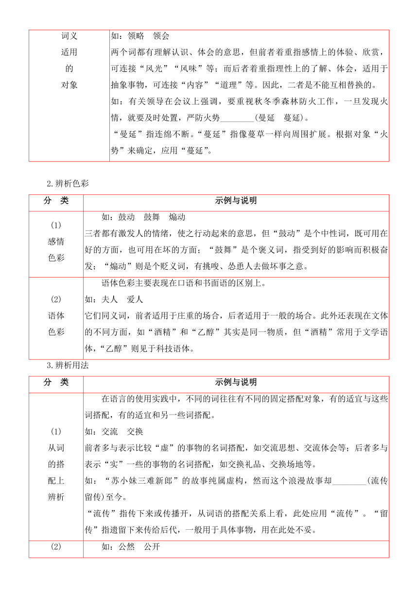 2022届高三语文一轮复习讲义：语境中的多向考查(一)(词语、连贯)（含答案）