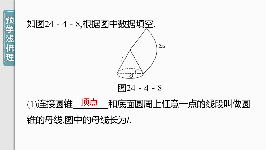 【人教九上数学学霸听课笔记】24.4 第2课时 圆锥的侧面积和全面积 课件（共28张PPT）