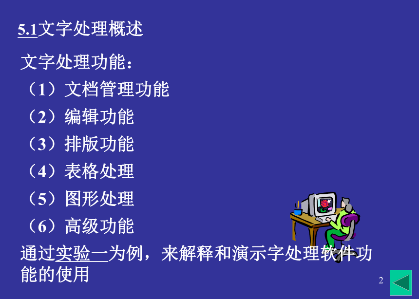 第5章 文字处理软件 课件(共19张PPT)- 《多媒体技术应用》同步教学（高教版）