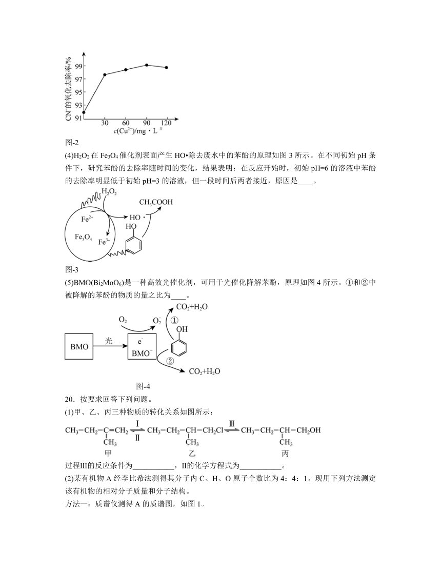 第三章  烃的衍生物  测试题（含解析）  2023-2024学年高二下学期化学人教版（2019）选择性必修3