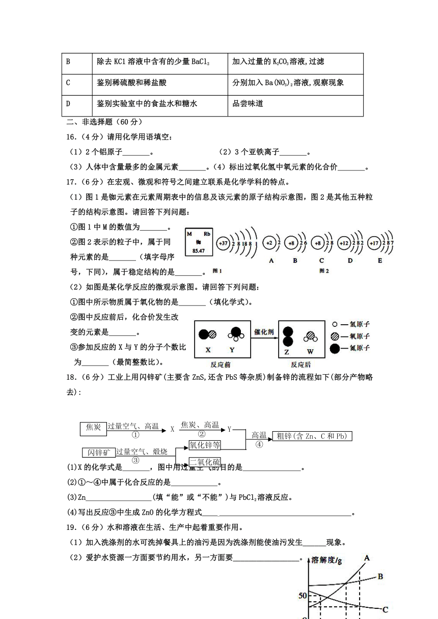 2023年辽宁省营口市中考化学模拟练习卷（四） (含答案)