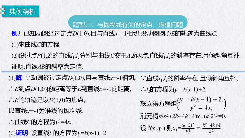 3.3.2抛物线的简单几何性质（第2课时）（共21张PPT）2022-2023学年高二上学期数学人教A版（2019）选择性必修第一册