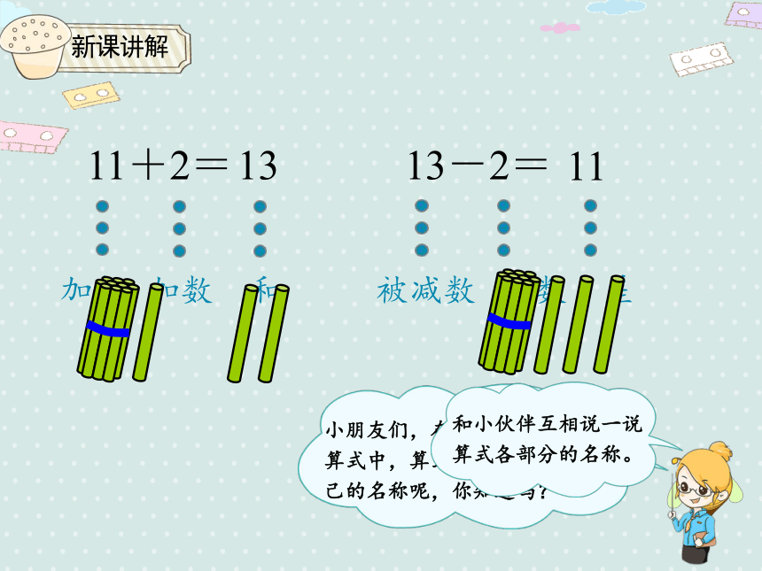 人教版数学一年级上册 6.2 十几加几和相应的减法 课件（18张ppt）