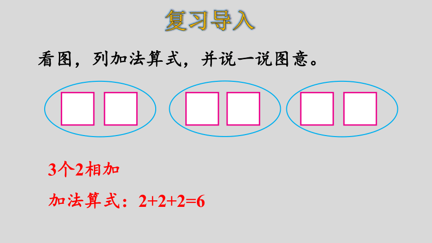 人教版数学二年级上册4.1 乘法的初步认识 课件（27张ppt）