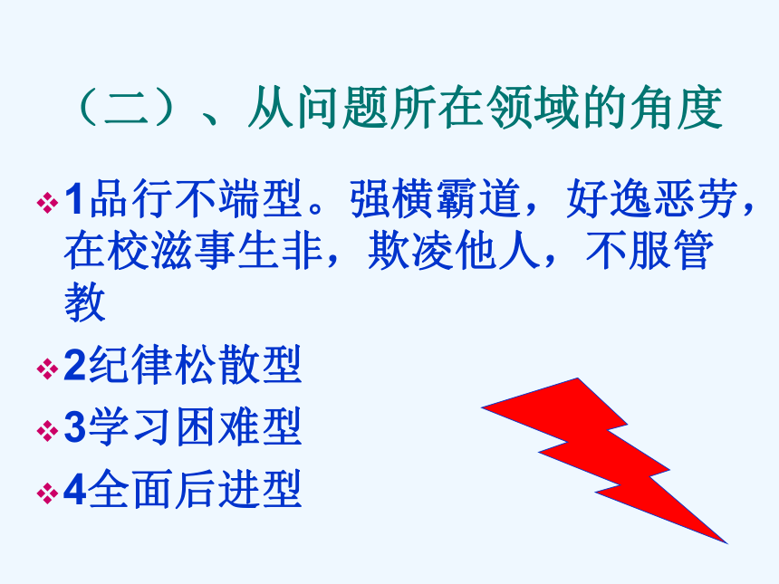 中职问题学生教育策略 课件