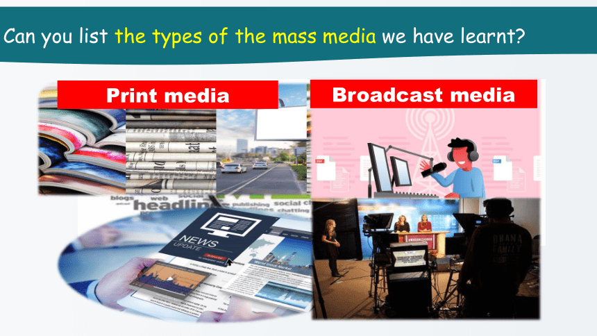 牛津译林版（2020）选择性必修 Unit 1 The Mass Media  Integrated skills课件(共34张PPT)