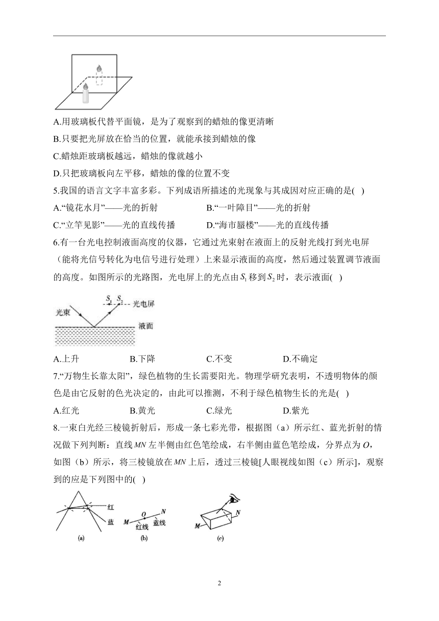 寒假作业（8）——2022-2023学年八年级物理人教版（含答案）