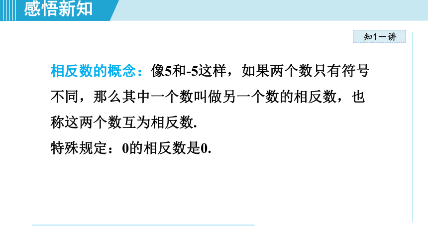 湘教七上数学1.2.2相反数 课件（29张PPT）