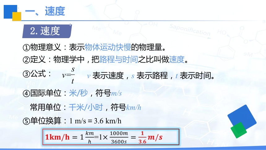 1.3 运动的快慢 课件(共31张PPT) 2023-2024学年人教版物理八年级上册