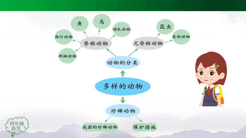 人教鄂教版（2017秋）科学四上 第二单元 动植物的繁殖(单元回顾)课件 (103张ppt)