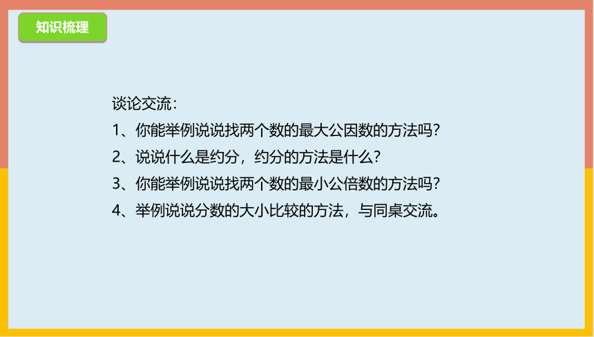 5.11分数的意义整理与练习（二）（课件） 北师大版数学五年级上册(共20张PPT)