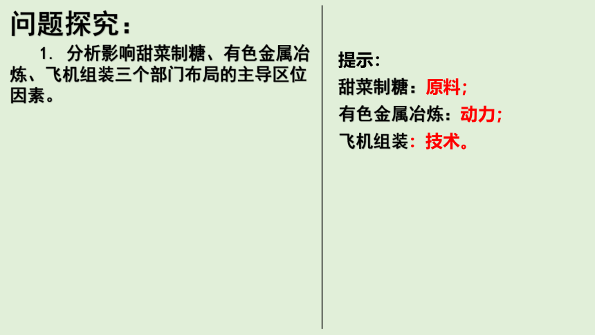 3.2 工业区位因素与农业布局 同步课堂课件（共49张PPT）