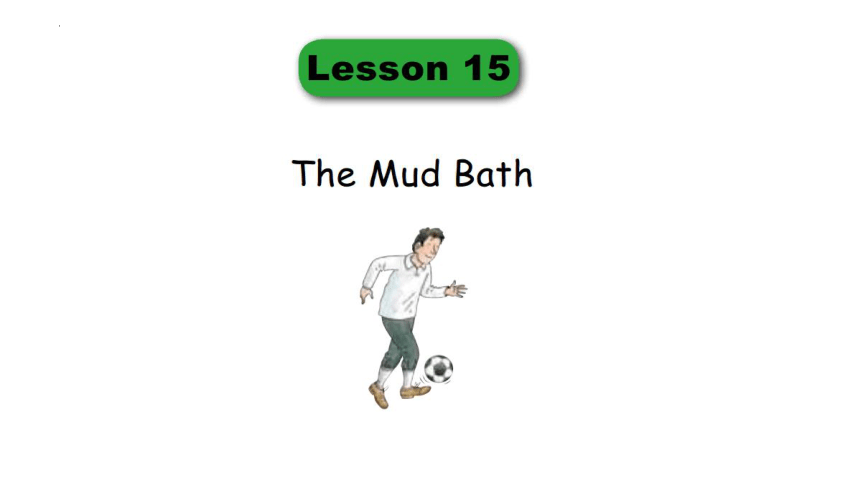 典范英语二年级下册 Lesson 15 The Mud Bath  课件(共24张PPT)