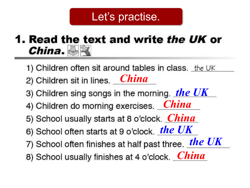 Module 8 Unit 1 Children often sit around tables 课件(共13张PPT)