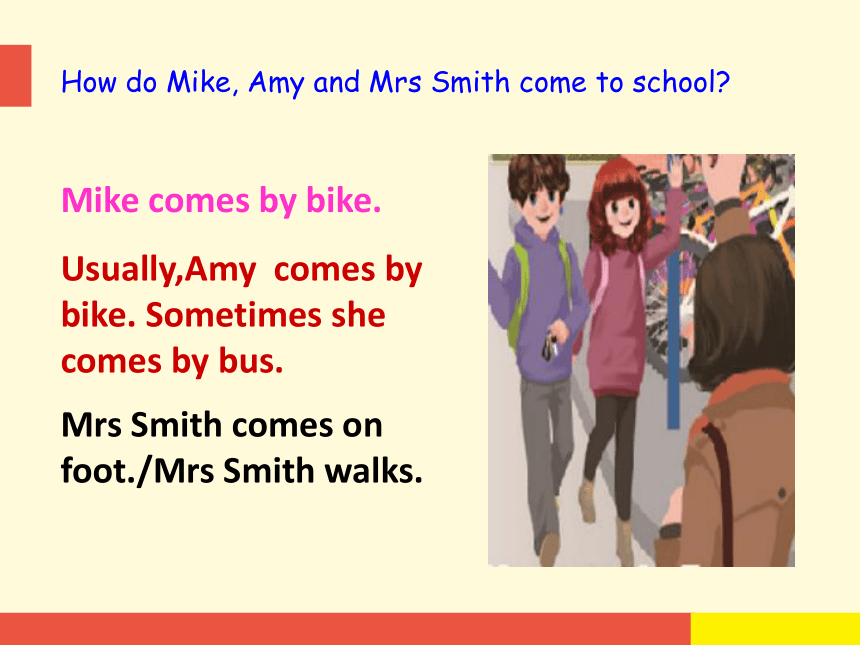 Unit 2 Ways to go to school Part A  Let's talk 课件(共12张PPT)