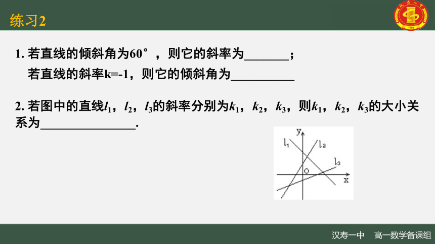 2.1.1直线的倾斜角与斜率课件-2022-2023学年高二上学期数学人教A版（2019）选择性必修第一册(共35张PPT)